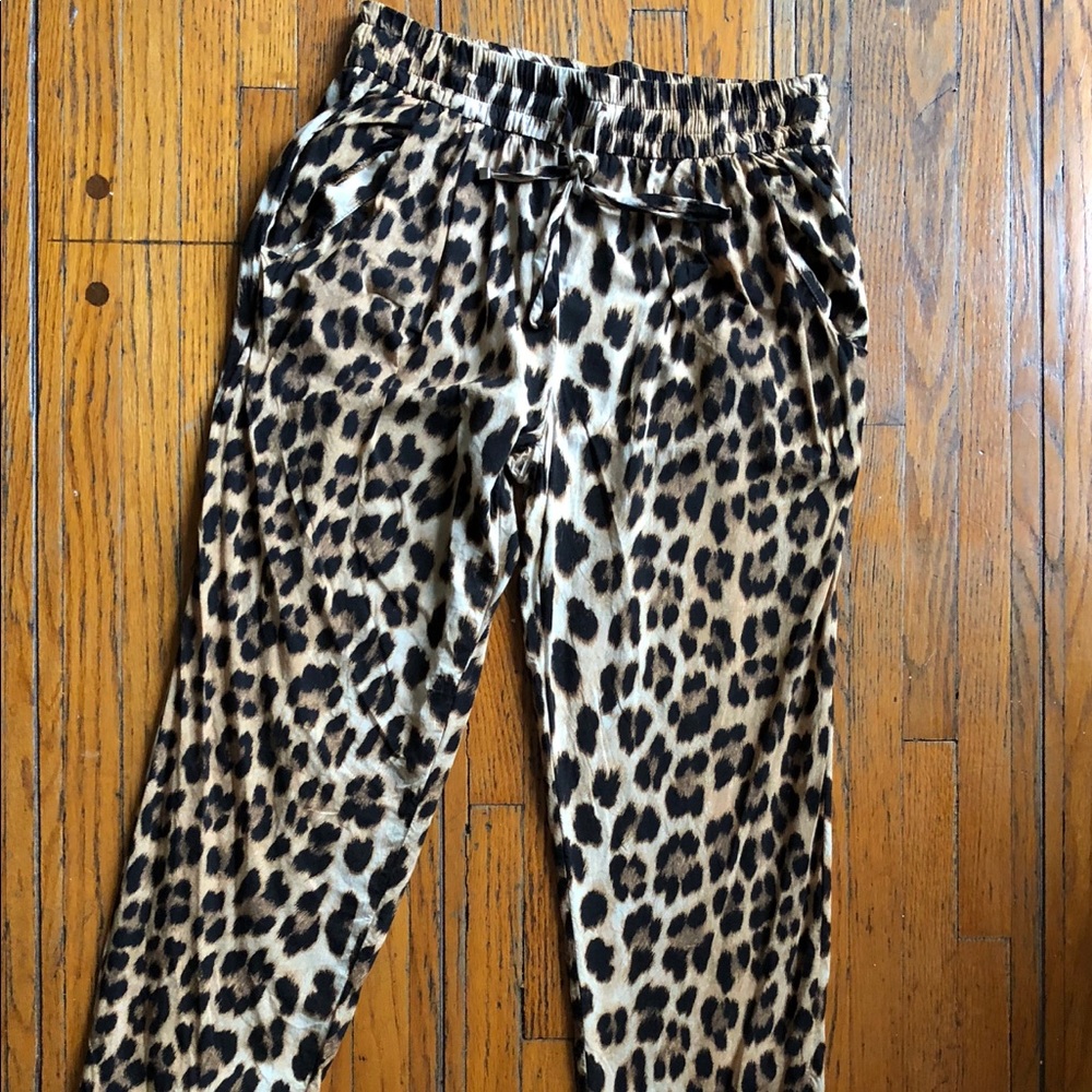 Zara Leopard Print Pants